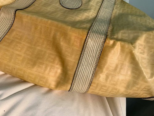Sac offres de sport teinté blanc/beige Fendi