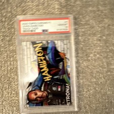 2020 Topps Chrome Formula 1 F1 Lewis Hamilton Track Tags #TT-1 PSA 10