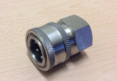 Power Pressure Washer 3/8'' FPT Quick Connect Socket 4000 PSI Stainless Steel