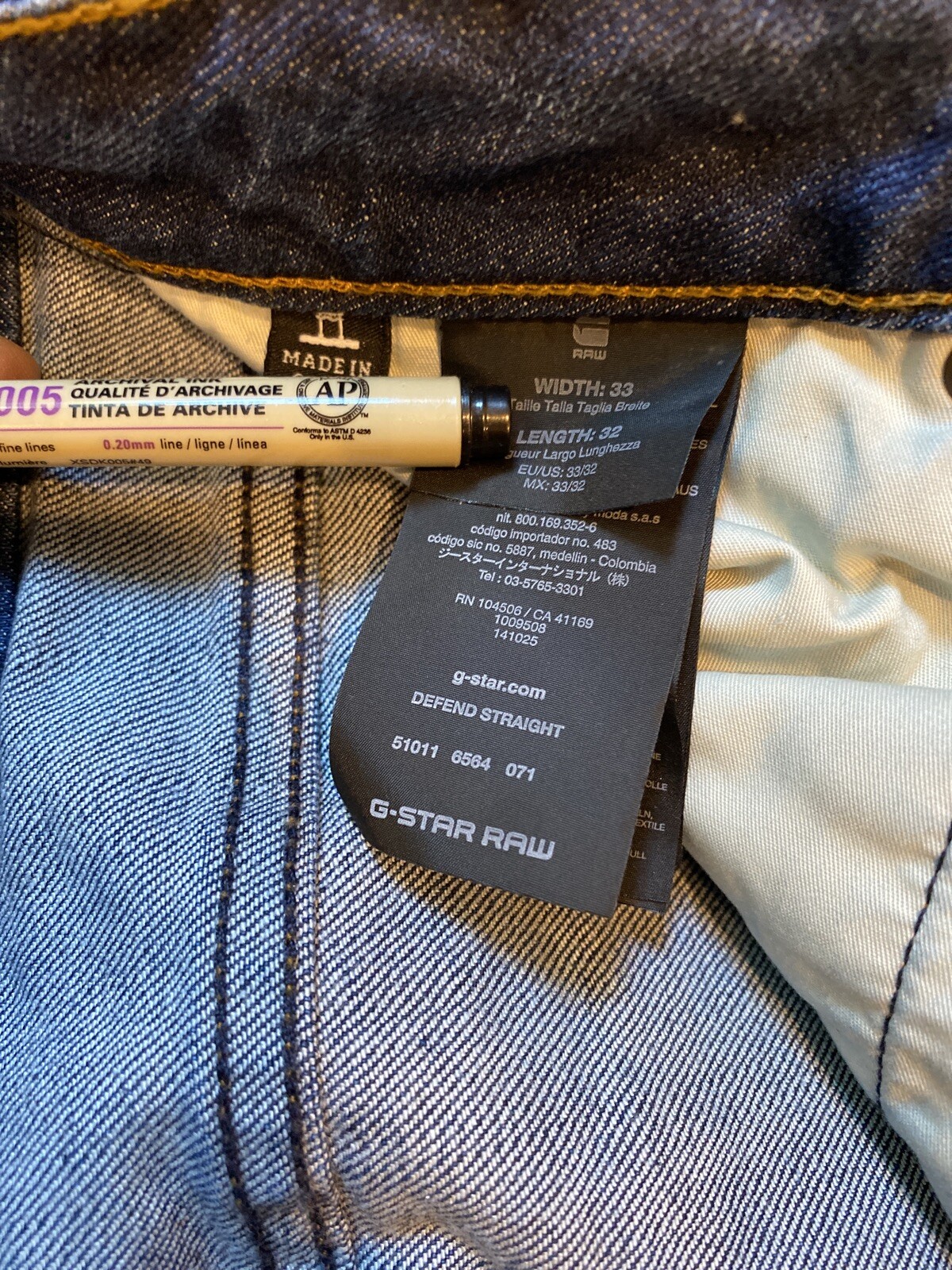 g star revend straight 51011