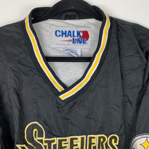 Chalk Line Pittsburgh Steelers Football Nylon V-Ausschnitt Pullover Herren Gr. XL - Bild 2 von 13