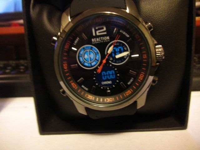 kenneth cole reaction analog digital watch