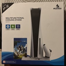 NEW For PS5 Nexigo Cooling Stand With Dual Chargers  Game Slots Disc Digital