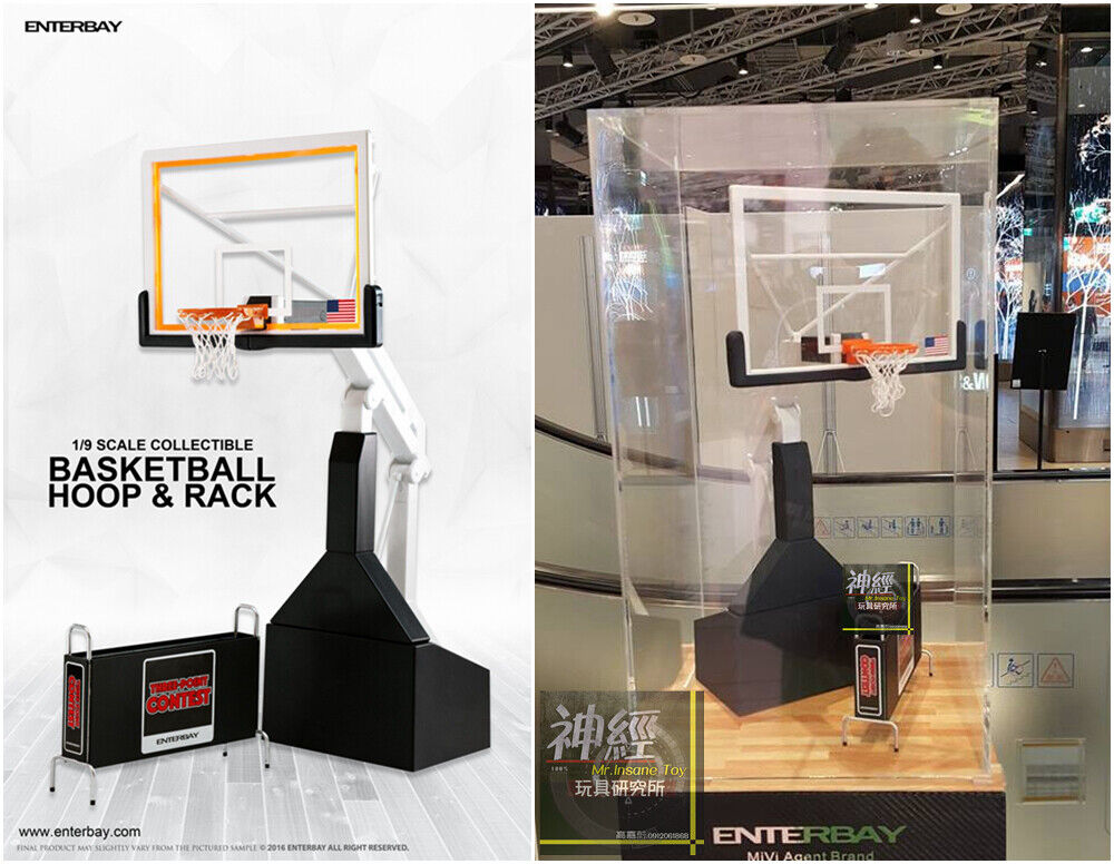 ENTERBAY 1/9 NBA BASKETBALL HOOP For 1/9 Action Figure OR ENTERBAY 1/9 NBA BASKETBALL HOOP For 1/9 Action Figure OR