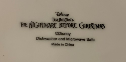 Plato de cena de Halloween de 11"" de Disney's Nightmare Before Christmas Jack Skellington - Imagen 3 de 3