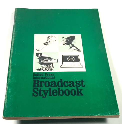 UNITED PRESS INTERNATIONAL BROADCAST STYLEBOOK - Softcover - 1979 - G condition - Picture 4 of 5