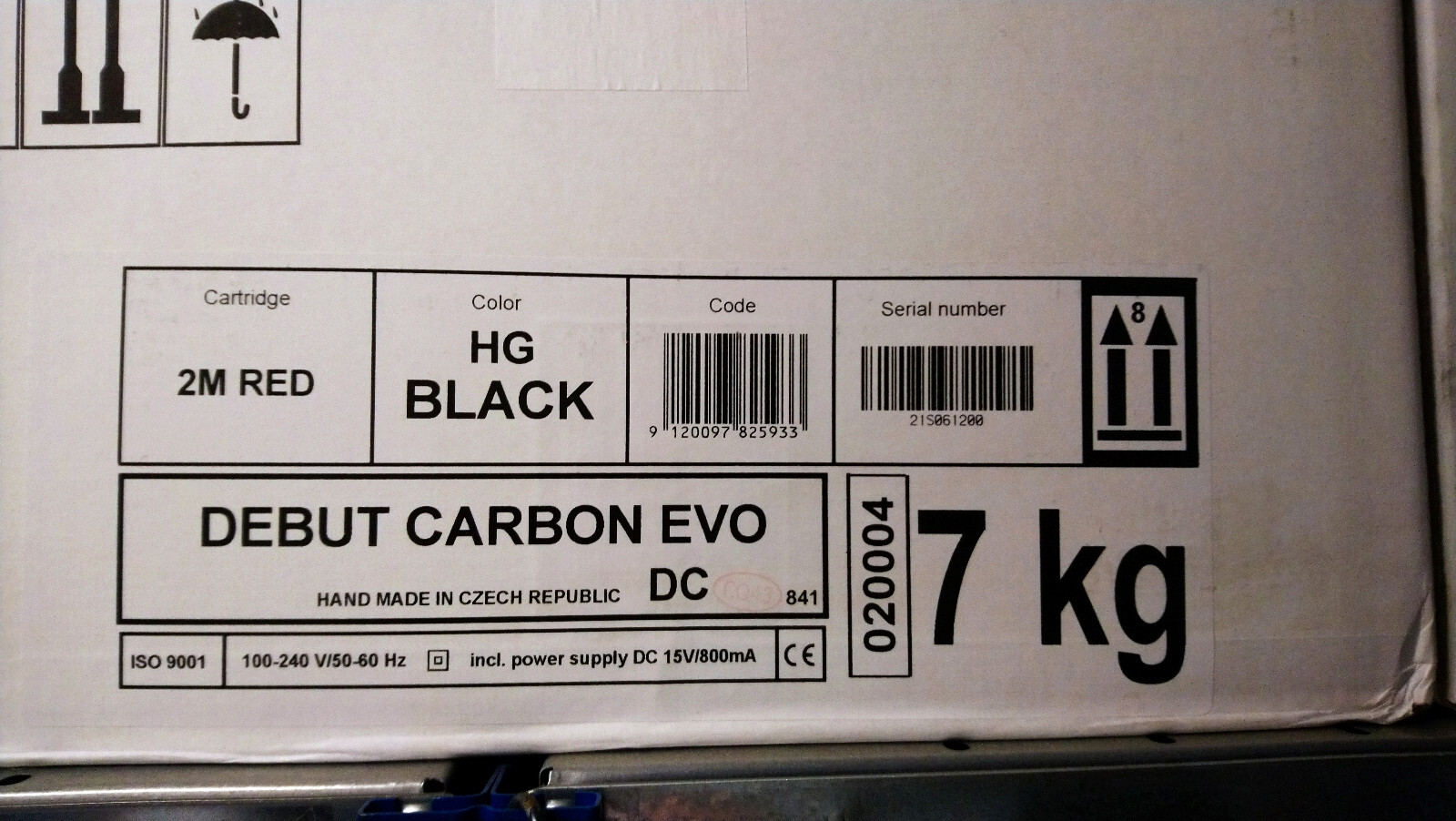 Thumbnail - Pro-ject Debut Carbon Evo Plattenspieler - Hochglanz Schwarz