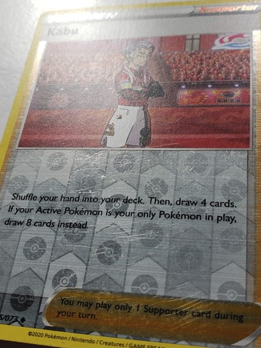 REVERSE HOLO Kabu 055/073 LP - B1G1F - Champions Path Pokemon Card - Picture 2 of 3