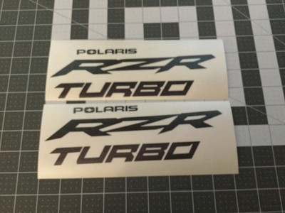 POLARIS RZR XP1K 1000 UNIVERSAL REPACEMENT EMBLEM STICKER GRAPHIC VINYL DECAL