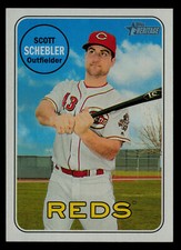 2018 Topps Heritage #131 Scott Schebler Cincinnati Reds