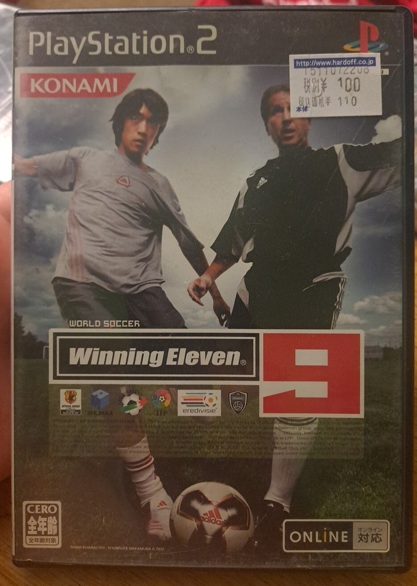 World Soccer Winning Eleven 9 PS2 Japan import SLPM 66009 US