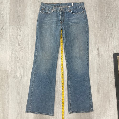 Lucky Brand Dungarees Women's Size 14/32 Straight Leg Blue Denim Jeans - Picture 5 of 9