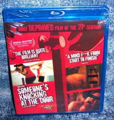 NEW RARE OOP BREAKING GLASS SOMEONE'S KNOCKING AT THE DOOR HORROR MOVIE BLU RAY