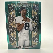 2024 Bowman Best U Elements of the Game Nate Johnson /15