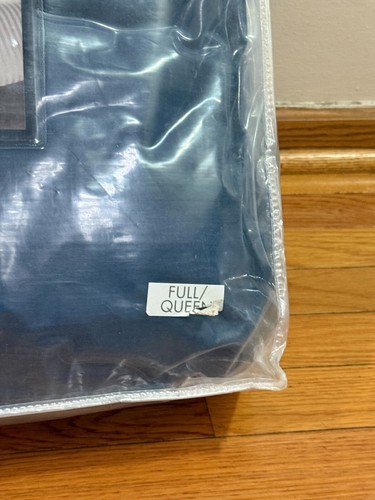 $400 Charter Club Damask Designs Woven Tile 3-Pc Blue Comforter Set Full Queen - Picture 4 of 7