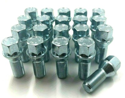 20 x ALLOY WHEEL BOLTS FOR BMW 5-SERIES E28 E34 E39 E60 E61 (M12x1.5) NUTS  (36)
