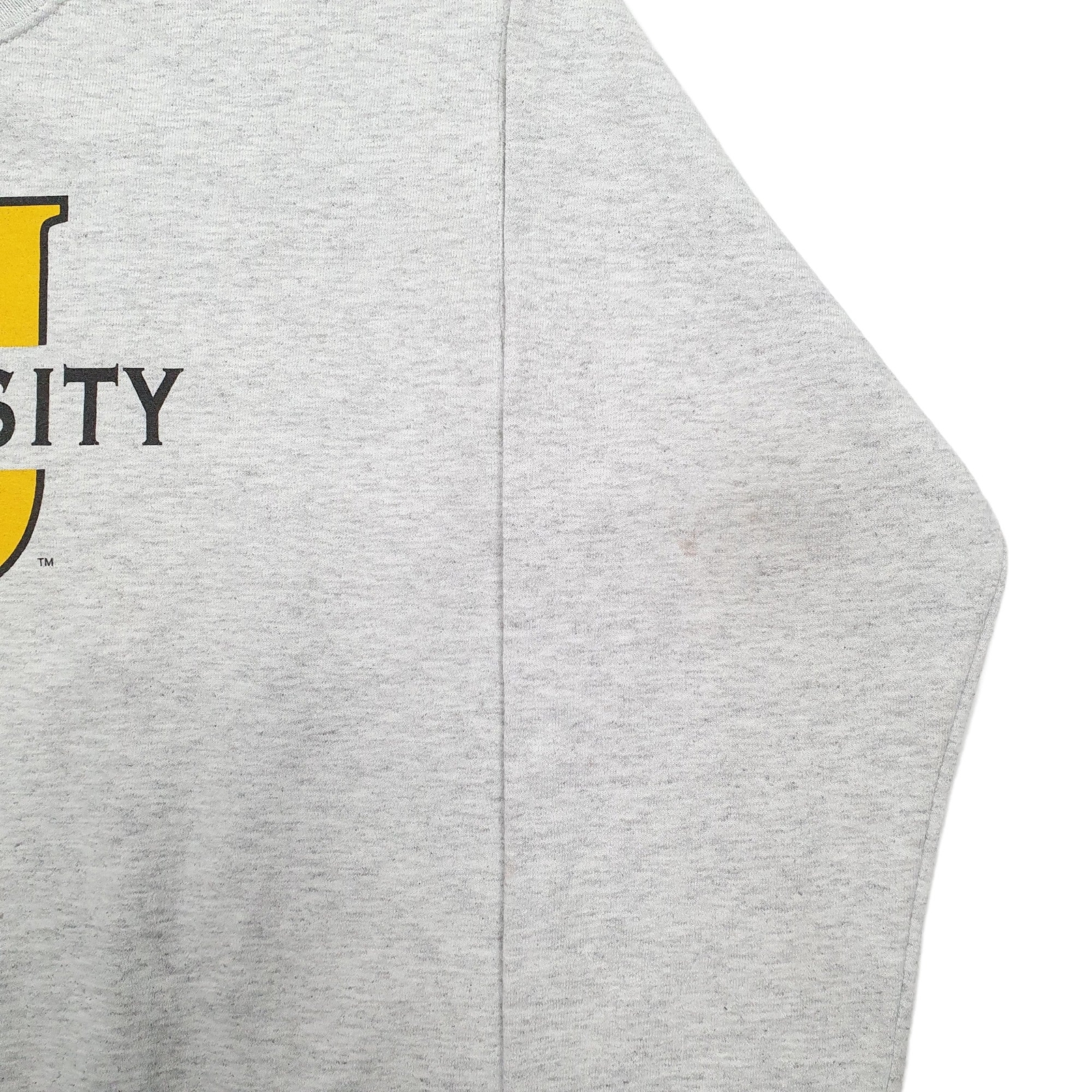 JERZEES Crewneck University Spellout Jumper Sweatshirt Womens S image 4