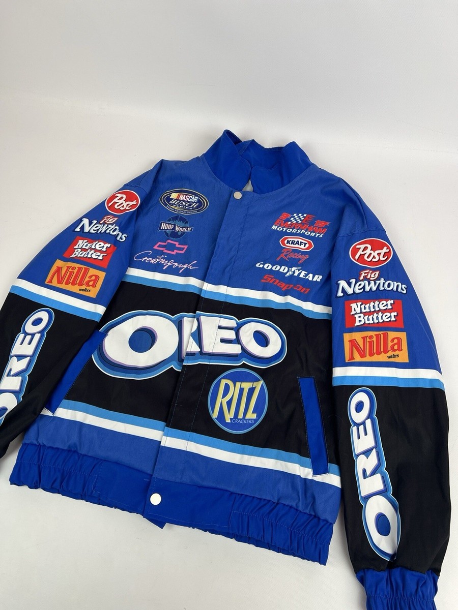 Vintage 90s NASCAR Oreo Chevrolet Racing Y2K Hype Jacket | eBay