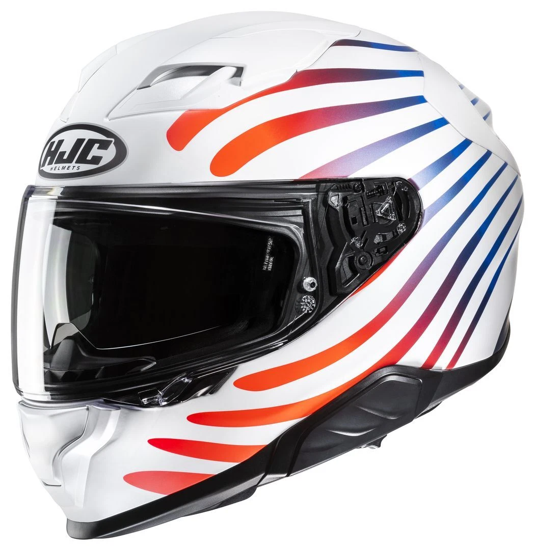 Casco Integral HJC F71 Zen MC21SF Blanco Rojo Azul