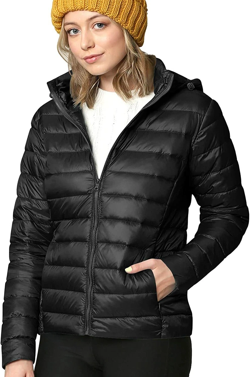 Packable windproof & water cheap repellent down hooded jacket