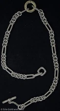 David Yurman Figaro 18k Gold & Sterling Silver 15" Toggle Necklace