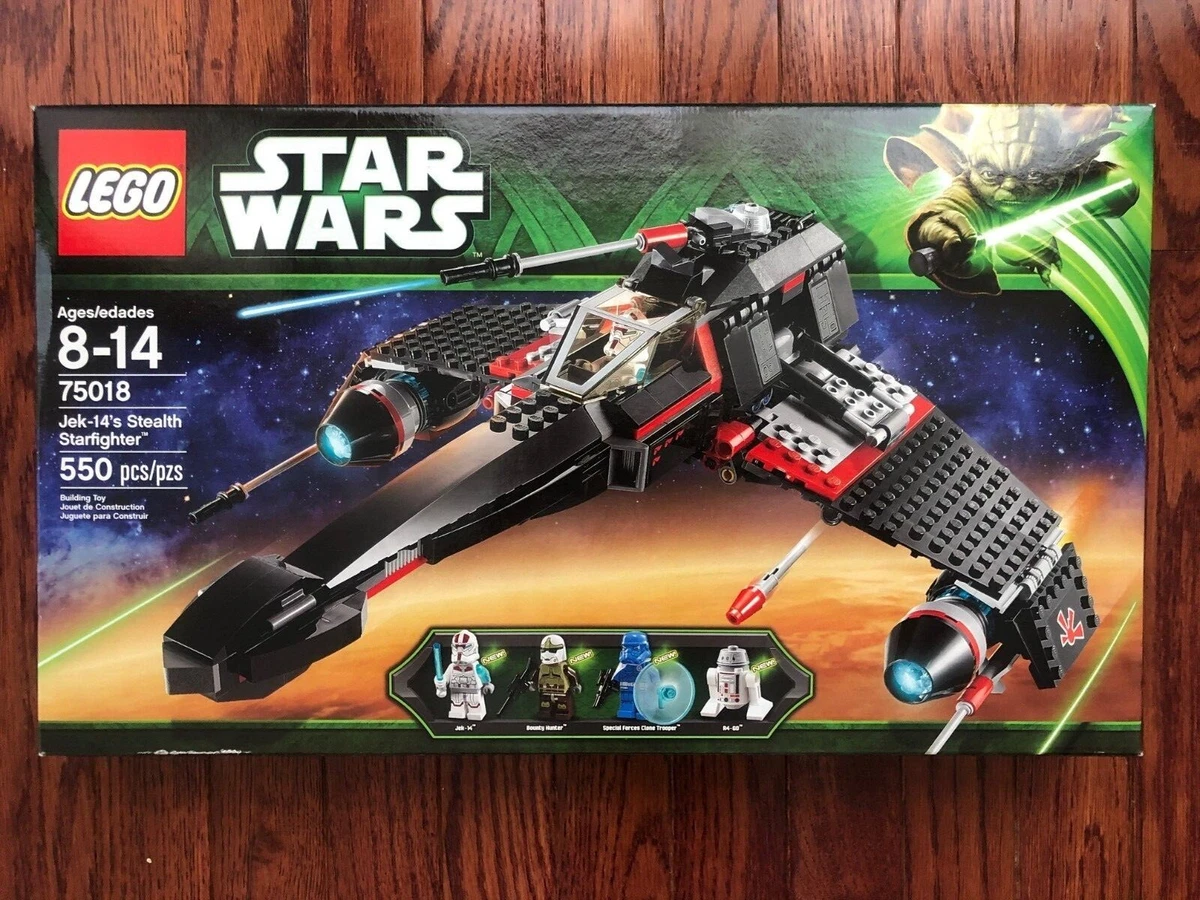 marmorering Retfærdighed Beskrivende NEW LEGO STAR WARS Jek 14 Stealth Starfighter 75018 , SEALED! 673419191456  | eBay