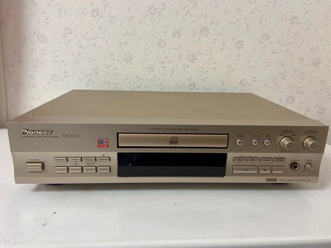 Pioneer PDR-D50 CD Deck Player Compact Disc Digital Recorder 100V
