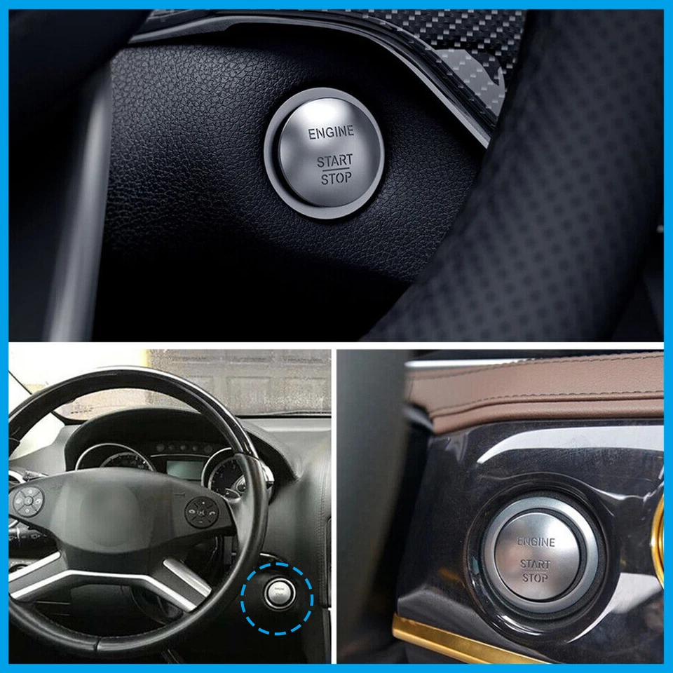 Interruptor botón pulsador sin llave para parada arranque motor Mercedes-Benz 2215450714 Foto 3 de 4