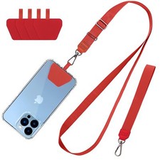 Phone Lanyard 2 Pack-1  Adjustable Neck Strap1  Wrist Strap4  PadsUniversal C...