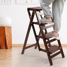 Portable Folding Step Stool Non-slip Step Stool Ladder 220LBS Load 4-Step Ladder