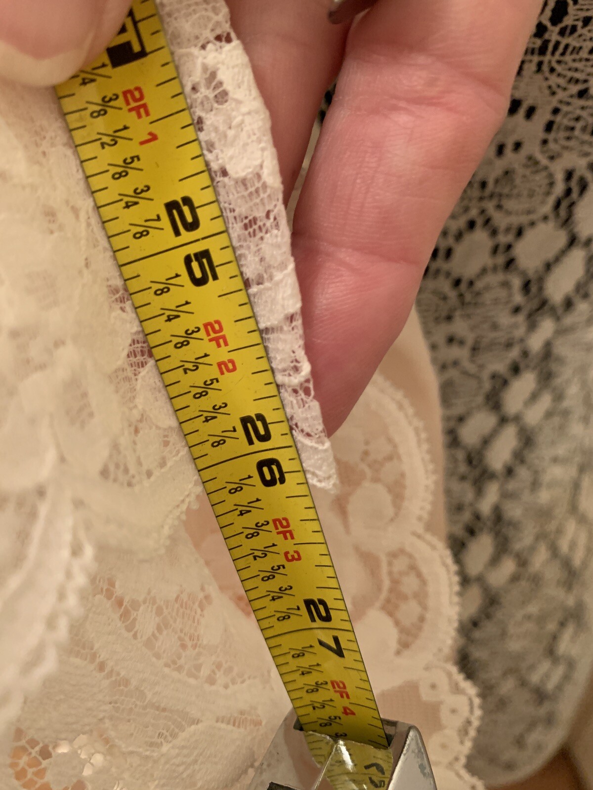 Christian Dior Light Peach Satin Half Slip Ivory Wide… Gem