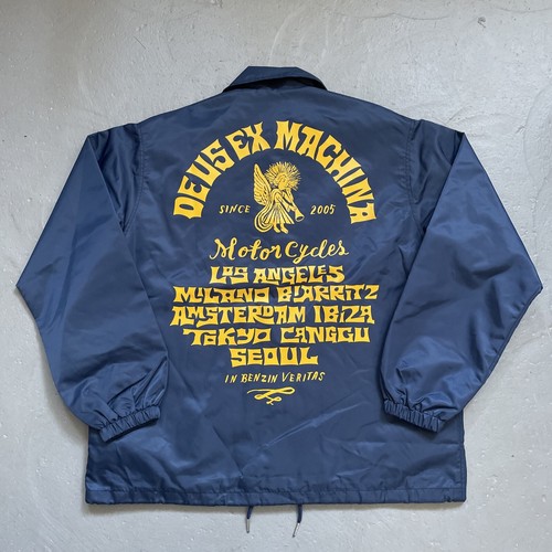 Deus Ex Machina Nylon Lined Coaches Motorcycle Riding Jacket NWOT? M