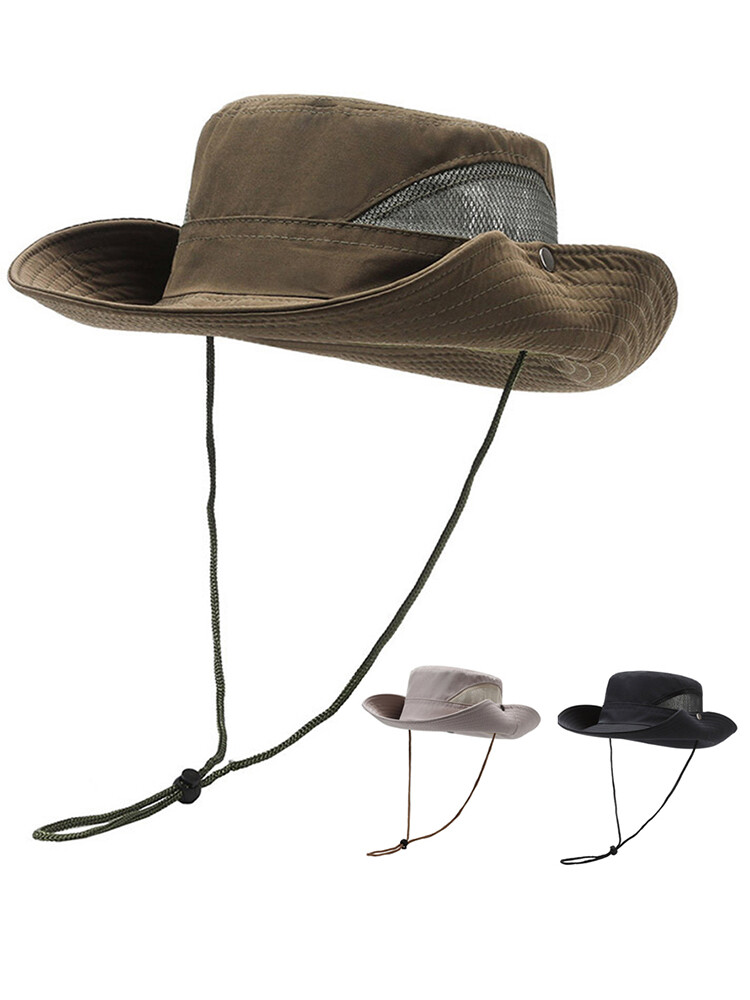 APL Cappello Unisex Casual Sun Cap Beach Protezione UV Morbido Pieghevole Cotone Secchio I 