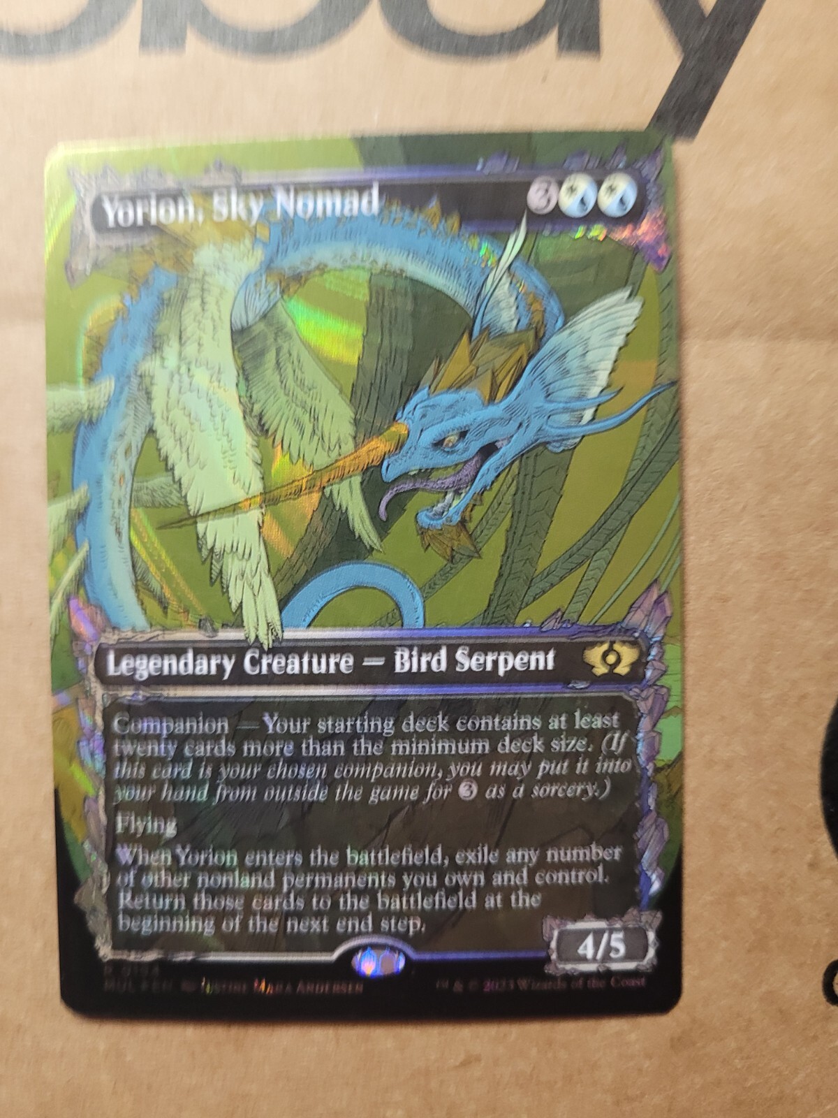 Yorion, Sky Nomad (Halo Foil) March of the Machine Multiverse Legends