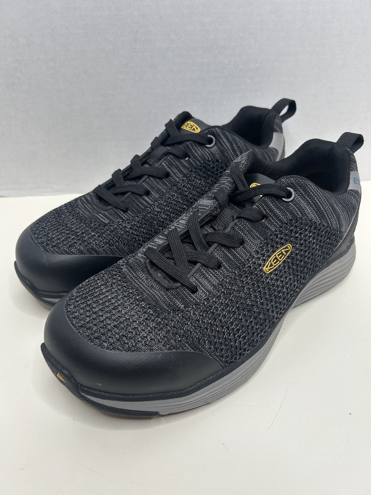 Scarpe da lavoro stringate Keen Utility F2413 18 nere taglia US 7W ASTM ESD