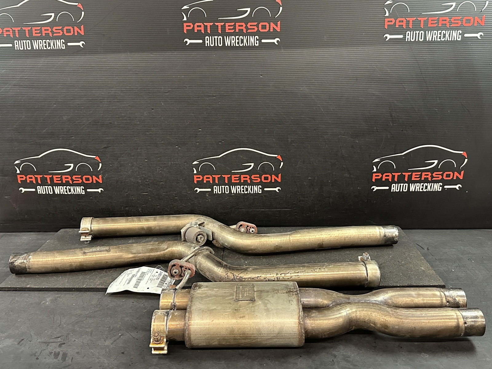 03-12 MASERATI QUATTROPORT 4.2 CENTER SECTION EXHAUST PIPE MUFFLER 238076