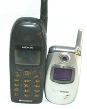 Nokia Cell Phone Model 6185  LG Verizon Flip Phone
