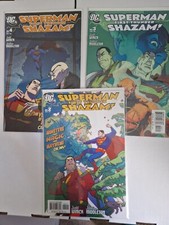 DC Comic Bundle - Superman First Thunder Shazam 2, 3 & 4. Exc. Condition