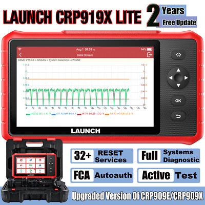 LAUNCH X431 CRP919X LITE Profi KFZ OBD2 Diagnosegerät ALLE SYSTEM Programmierung