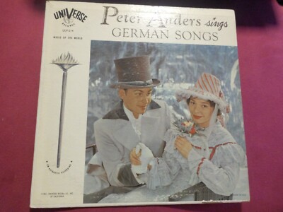 Peter Anders (3983) sings German Songs 1961 Universe Records ULP 514 US-Pressung