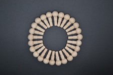 25 Ersatzzapfen, Reparatur, Verbinder,Holzeisenbahn, Brio, Heros, Steckstäbi