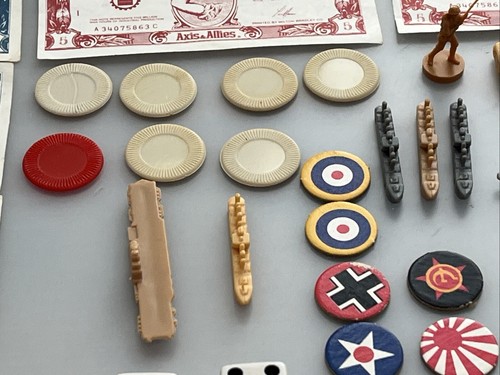Vintage 1984 Axis & Allies Spring 1942: World at War GERMANY 60 Pcs - Picture 4 of 9