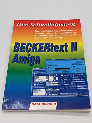 Data Becker Beckertext II - Der Schnelleinstieg ISBN 3890117422