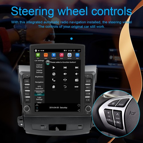 For Mitsubishi Outlander 2006-2012 Android 13.0 Car Stereo Radio GPS Navi 9.7" - Bild 5 von 12