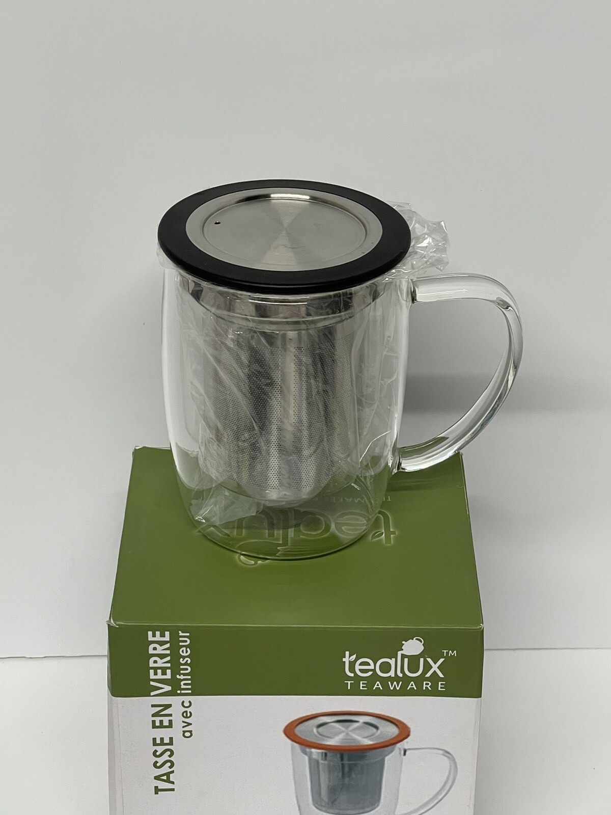 Tealux Teaware 450ml Tea infuser with Glass Mug Model 103A