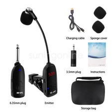 Sistema trasmettitore ricevitore microfono sassofono wireless UHF per tromba sax