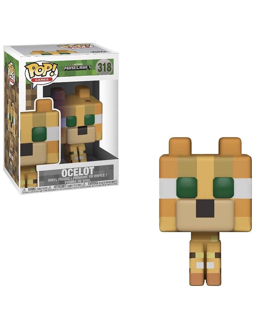 FUNKO POP! Games: Minecraft - OCELOT (318) Collectible Figure - NEW