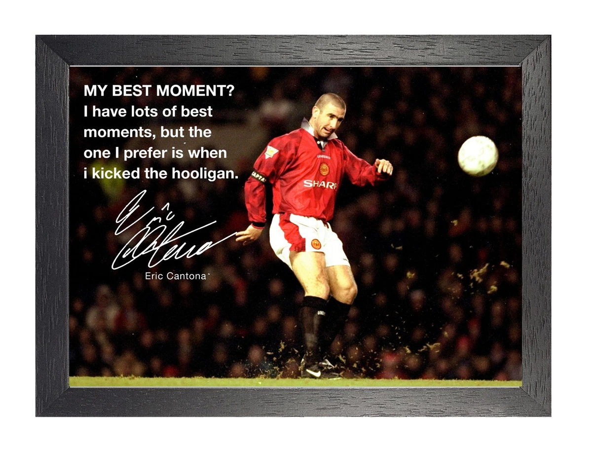 Eric 26 Cantona French Actor Footballer Sport Motivation Inspiration Poster