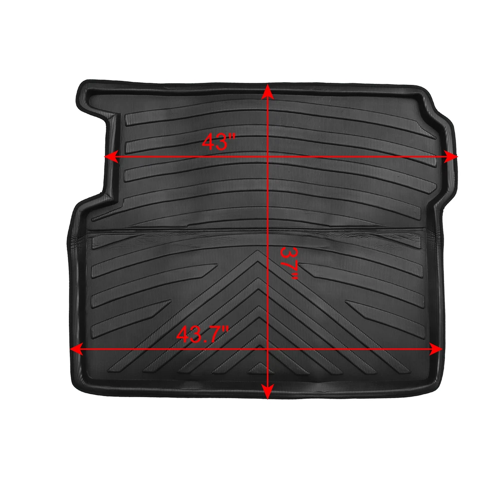 Paquete (1) Bandeja de maletero de carga revestimiento de maletero trasero alfombrilla para BMW X3 2011-2016 Foto 4 de 4