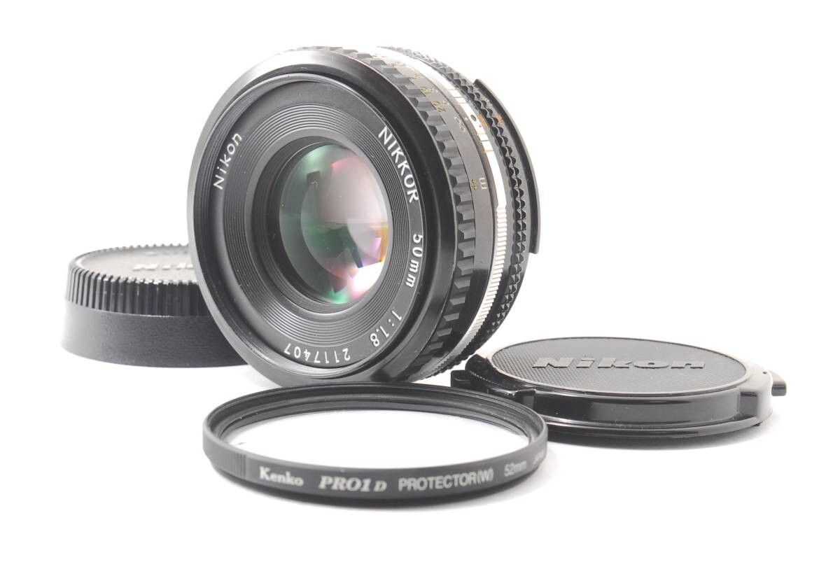 MINT】Nikon NIKKOR 50mm f/1.8 Ai-S AIS Pancake MF Lens from Japan